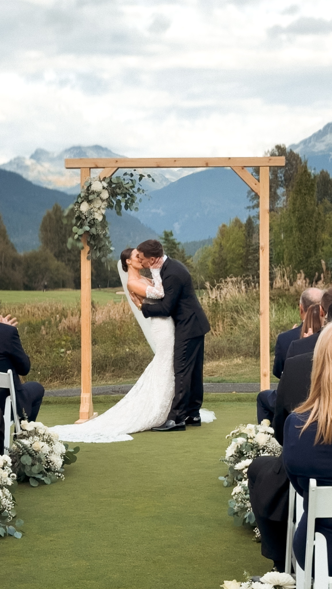 Whistler outdoor wedding ceremony captured by WeDo